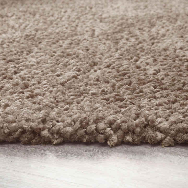 Origins Portland Natural Hand Tufted Shaggy Rug with Long Pile - beUNIQ - Cosy Living Room Rug - 60x110 - Created by Product Upload