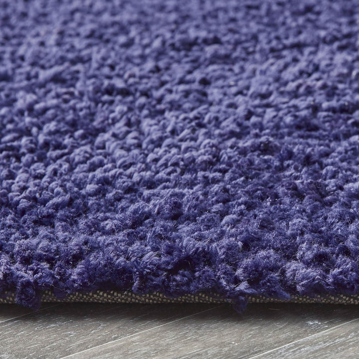 Origins Portland Navy Hand Tufted Deep Pile Shaggy Rug - beUNIQ - blue area rug - 60x110 - cosy home rug