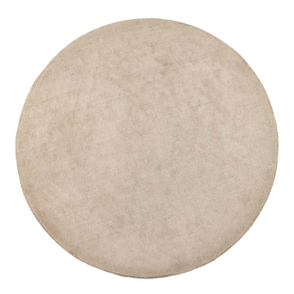 Origins Reef Recycled Plastic Area Rug Beige Plain Design - beUNIQ - beige area rug - 200XCIR - Created by Product Upload