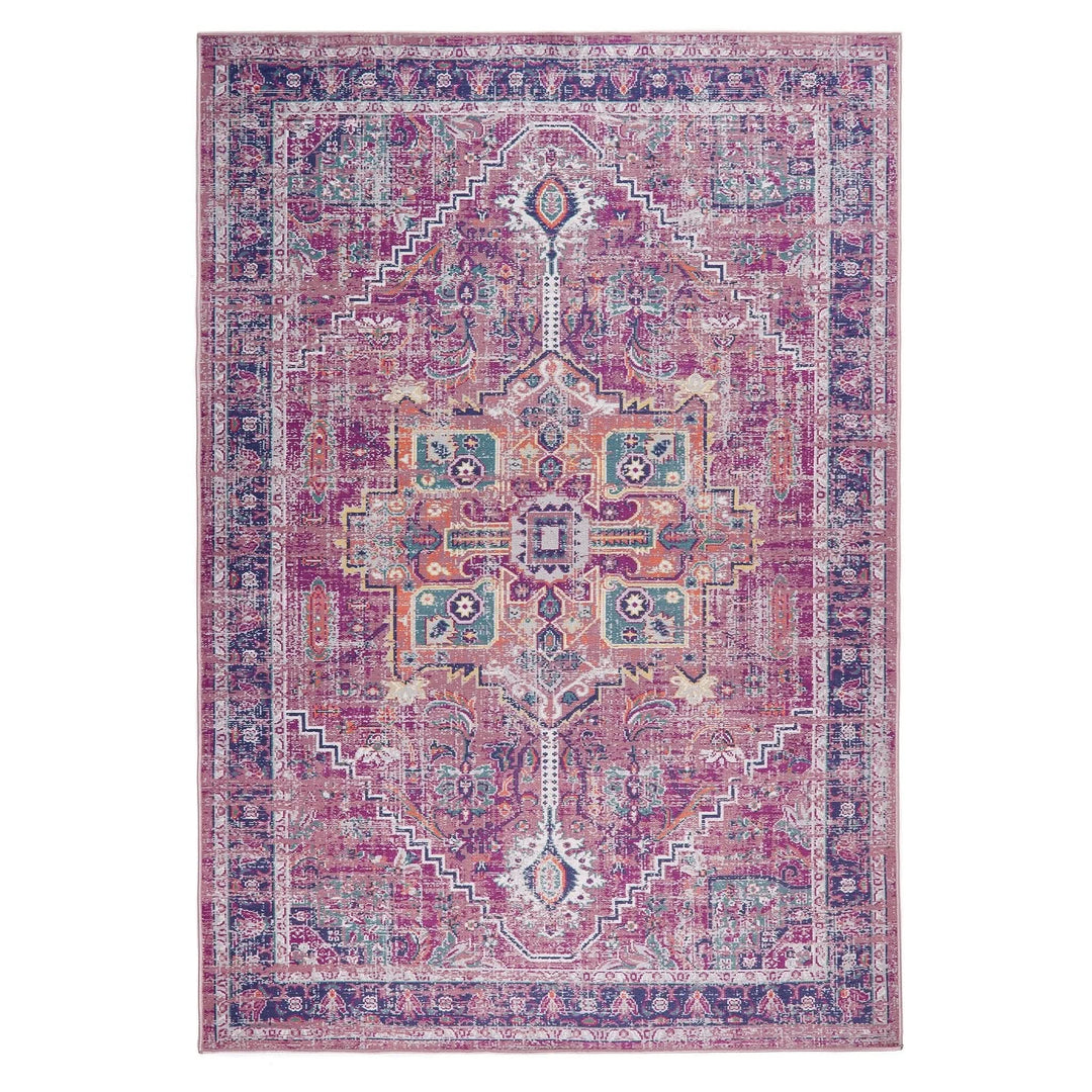 Origins Granada Ruby Traditional Vintage Non - Shed Durable Polypropylene Rug - beUNIQ - Created by Product Upload - 80x150 - hard wearing rug