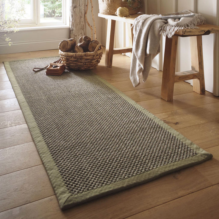Origins Durable Sisal Sage Green Rug with Woven Border - beUNIQ - Bordered rug - 120x170 - Created by Product Upload