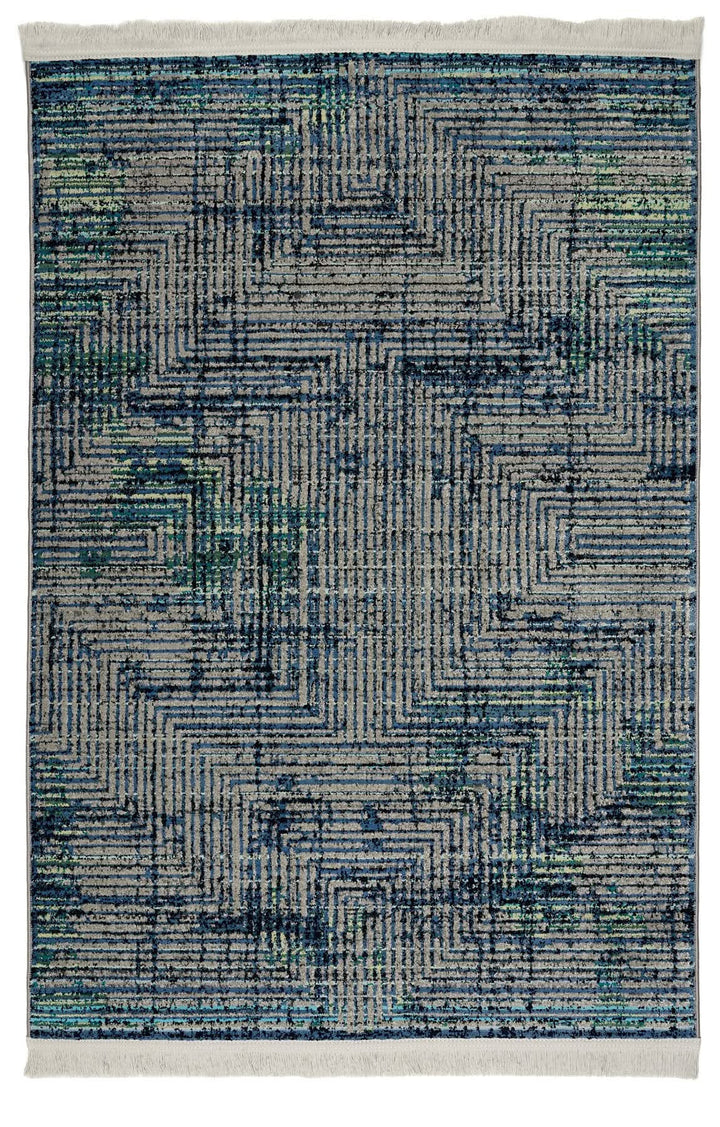 Modern Faded Area Rug Stain Resistant - beUNIQ - bedroom rug - 100cm x 150cm - CH008 rug