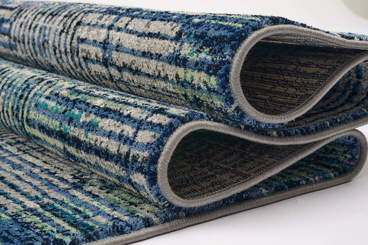 Modern Faded Area Rug Stain Resistant - beUNIQ - bedroom rug - 100cm x 150cm - CH008 rug