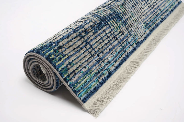 Modern Faded Area Rug Stain Resistant - beUNIQ - bedroom rug - 100cm x 150cm - CH008 rug