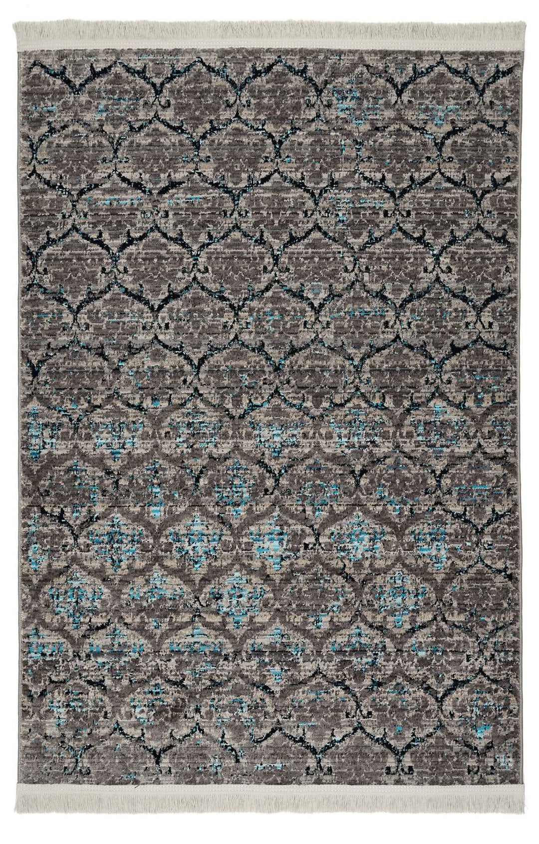 Modern Faded Area Rug Blue Grey - beUNIQ - CH012 rug - 100cm x 150cm - Created by Product Upload