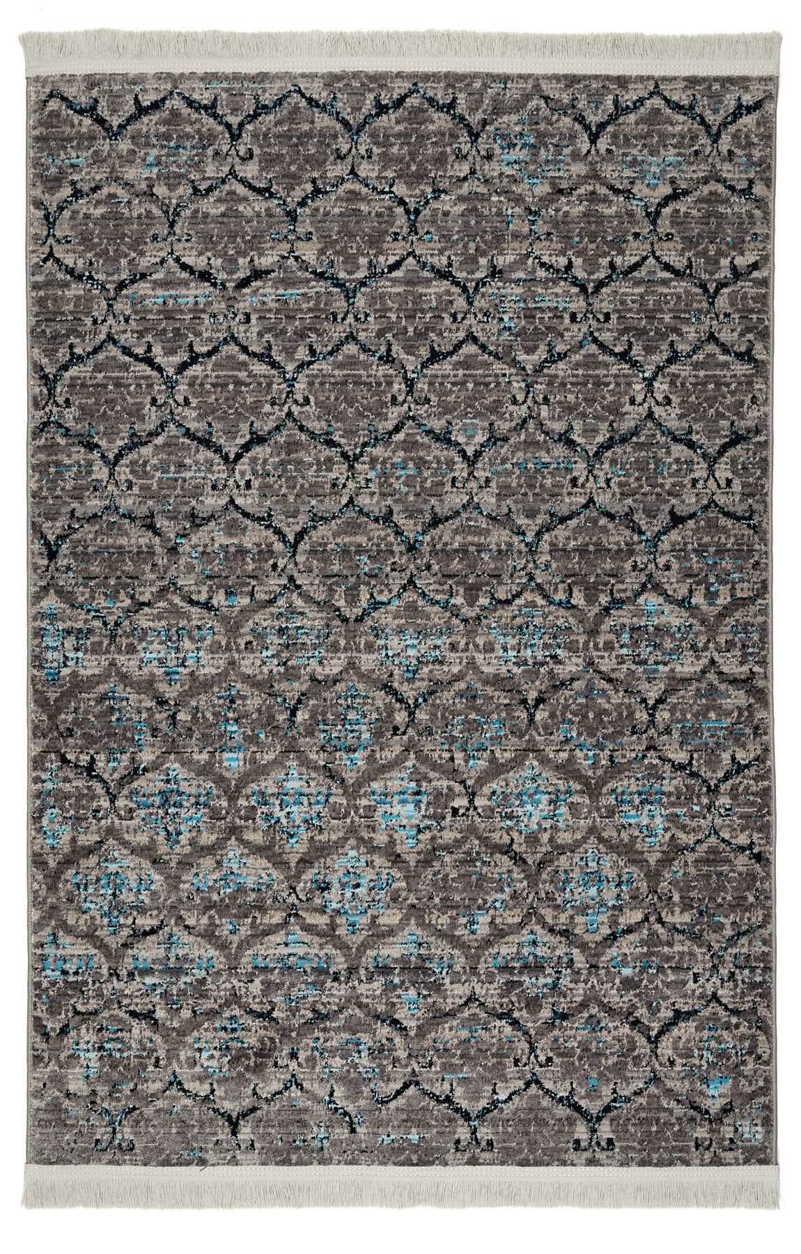 Modern Faded Area Rug Blue Grey - beUNIQ - CH012 rug - 100cm x 150cm - Created by Product Upload