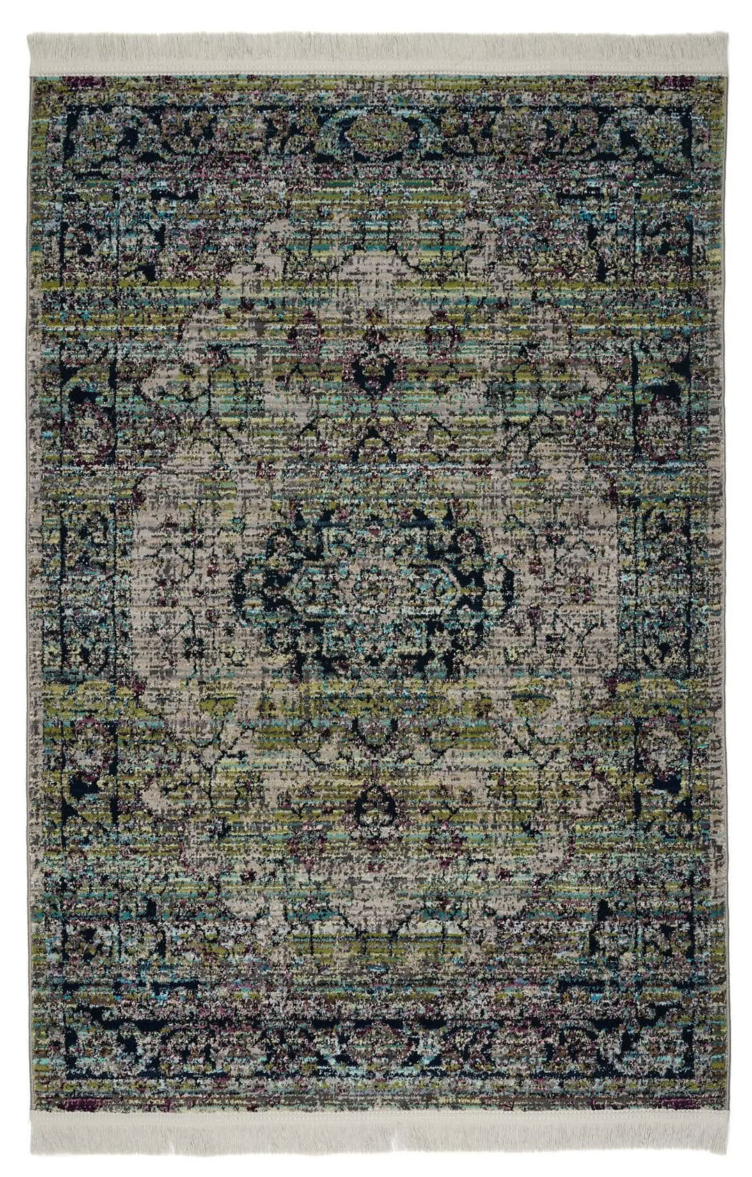 Modern Faded Area Rug Stain Resistant - beUNIQ - bedroom rug - 100cm x 150cm - CH016