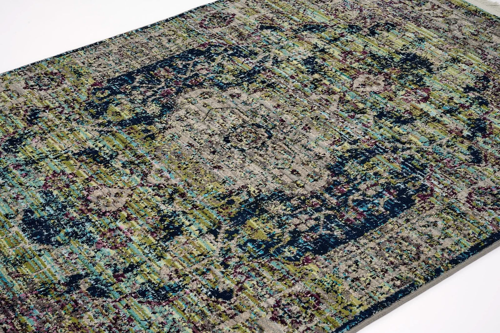 Modern Faded Area Rug Stain Resistant - beUNIQ - bedroom rug - 100cm x 150cm - CH016