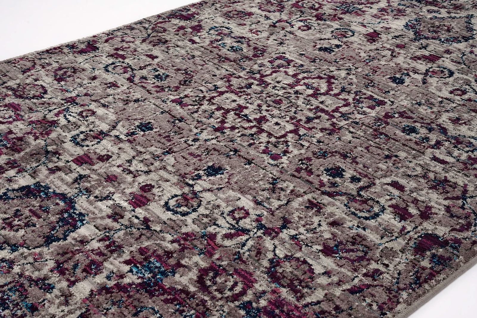Modern Faded Area Rug Stain Resistant - beUNIQ - bedroom carpet - 100cm x 150cm - CH017 rug