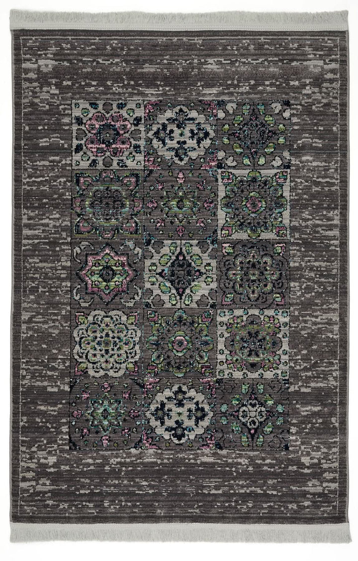 Modern Faded Area Rug Stain Resistant - beUNIQ - bedroom rug - 100cm x 150cm - CH018 rug