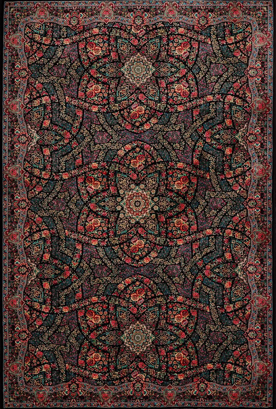 Oriental Area Rug Traditional Pattern Stain Resistant Polypropylene Pile   Rugs beUNIQ