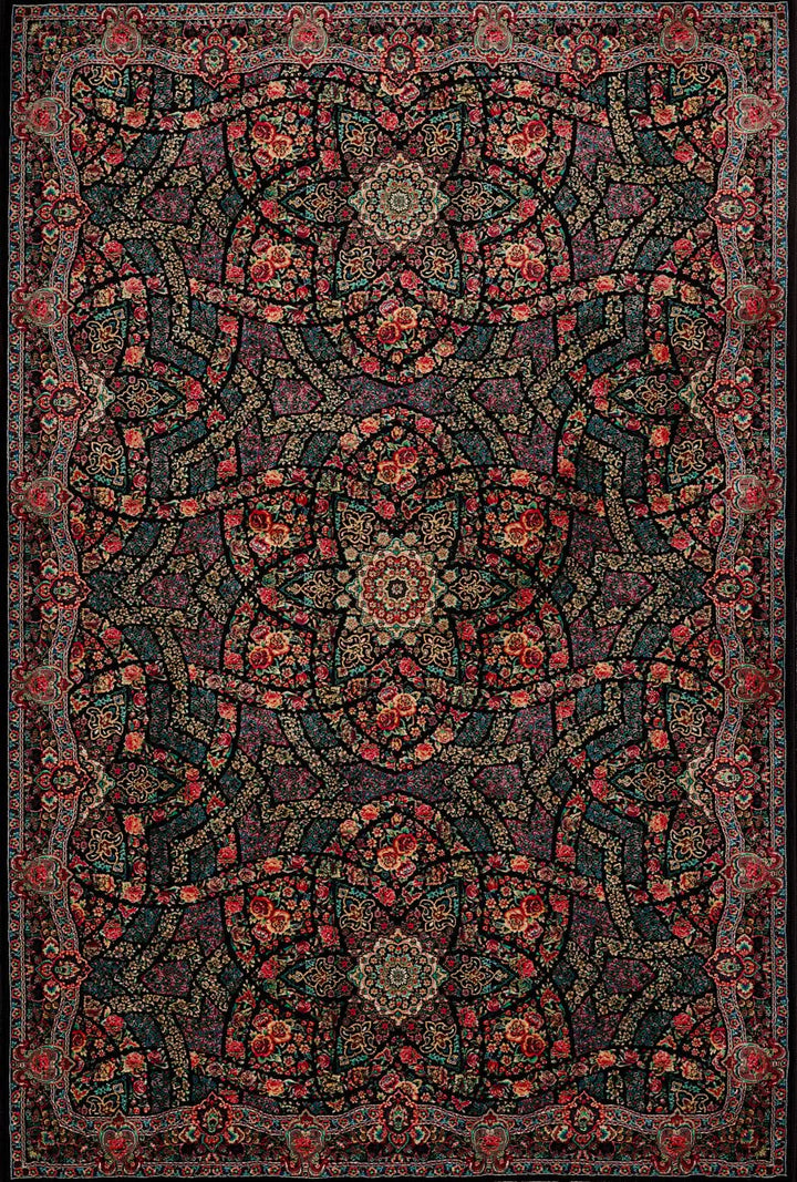 Oriental Area Rug Traditional Pattern Stain Resistant Polypropylene Pile   Rugs beUNIQ