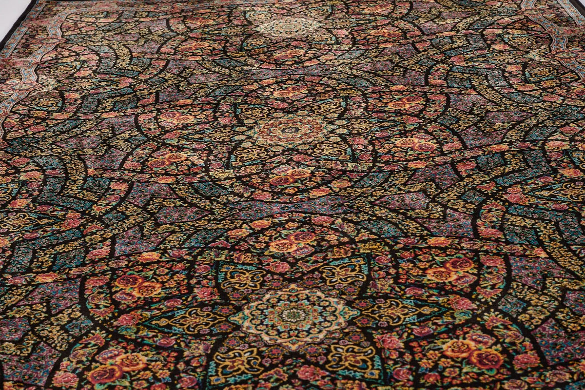Oriental Area Rug Traditional Pattern Stain Resistant Polypropylene Pile   Rugs beUNIQ