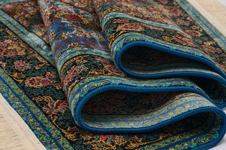 Oriental Area Rug Blue Green Traditional Pattern - beUNIQ - Blue and Green Rug - 100cm x 150cm - Created by Product Upload