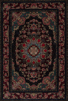 Shiraz Oriental Area Rug in Brown and Red – beUNIQ