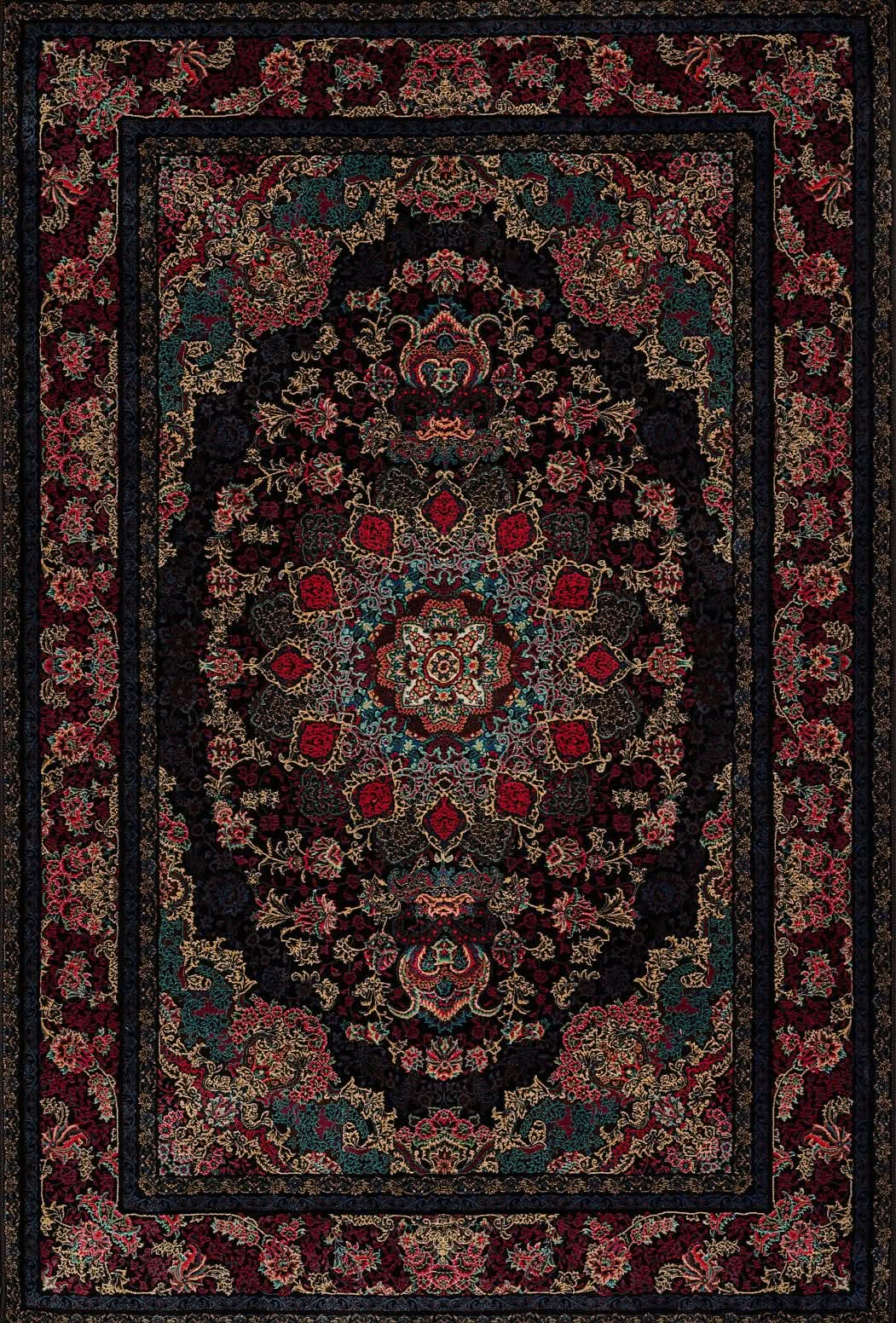 Oriental Area Rug EL006 Traditional Polypropylene Patterned Floor Covering - beUNIQ - Created by Product Upload - 100cm x 150cm - Oriental rug