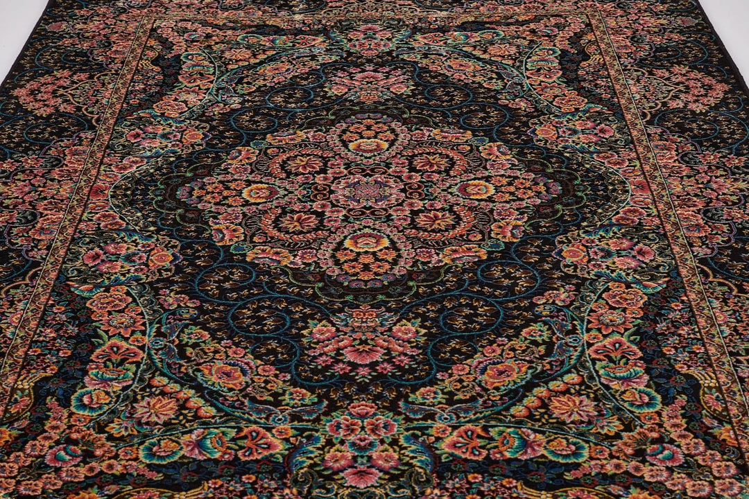 Oriental Pattern Traditional Rug Red Black - beUNIQ - Created by Product Upload - 100cm x 150cm - durable living room rug