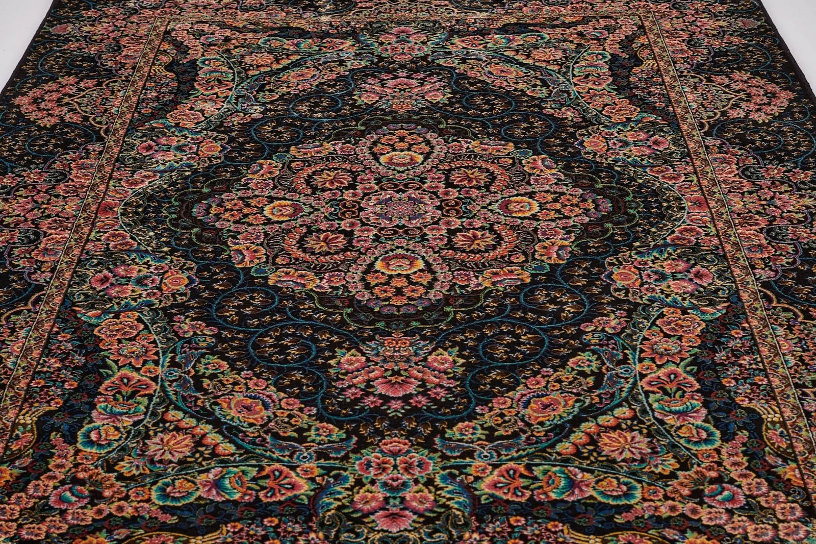 Oriental Pattern Traditional Rug Red Black - beUNIQ - Created by Product Upload - 100cm x 150cm - durable living room rug