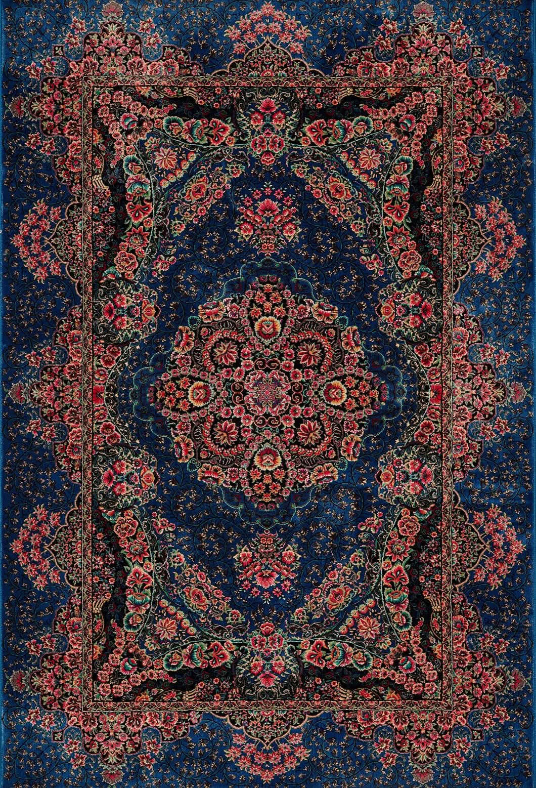 Oriental Area Rug EL008 Durable Stain Resistant Polypropylene Traditional Pattern - beUNIQ - area rug - 100cm x 150cm - Created by Product Upload