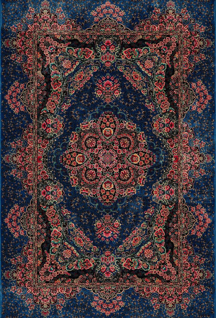 Oriental Area Rug EL008 Durable Stain Resistant Polypropylene Traditional Pattern - beUNIQ - area rug - 100cm x 150cm - Created by Product Upload
