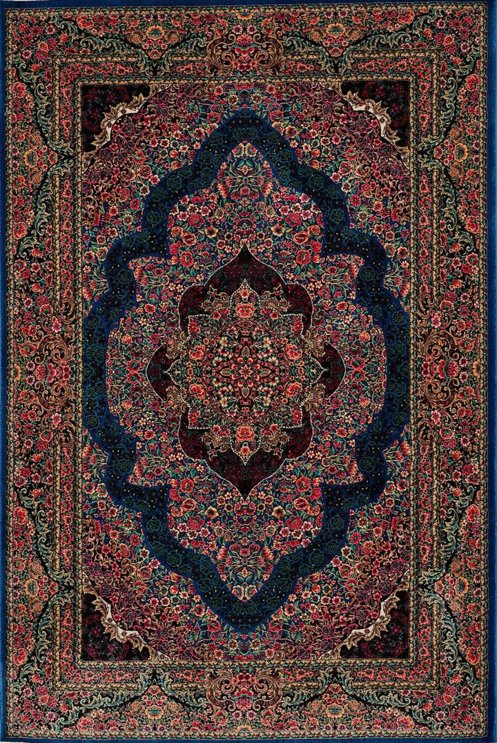 Oriental Area Rug EL010 Traditional Pattern Stain - Resistant - beUNIQ - Created by Product Upload - 100cm x 150cm - EL010