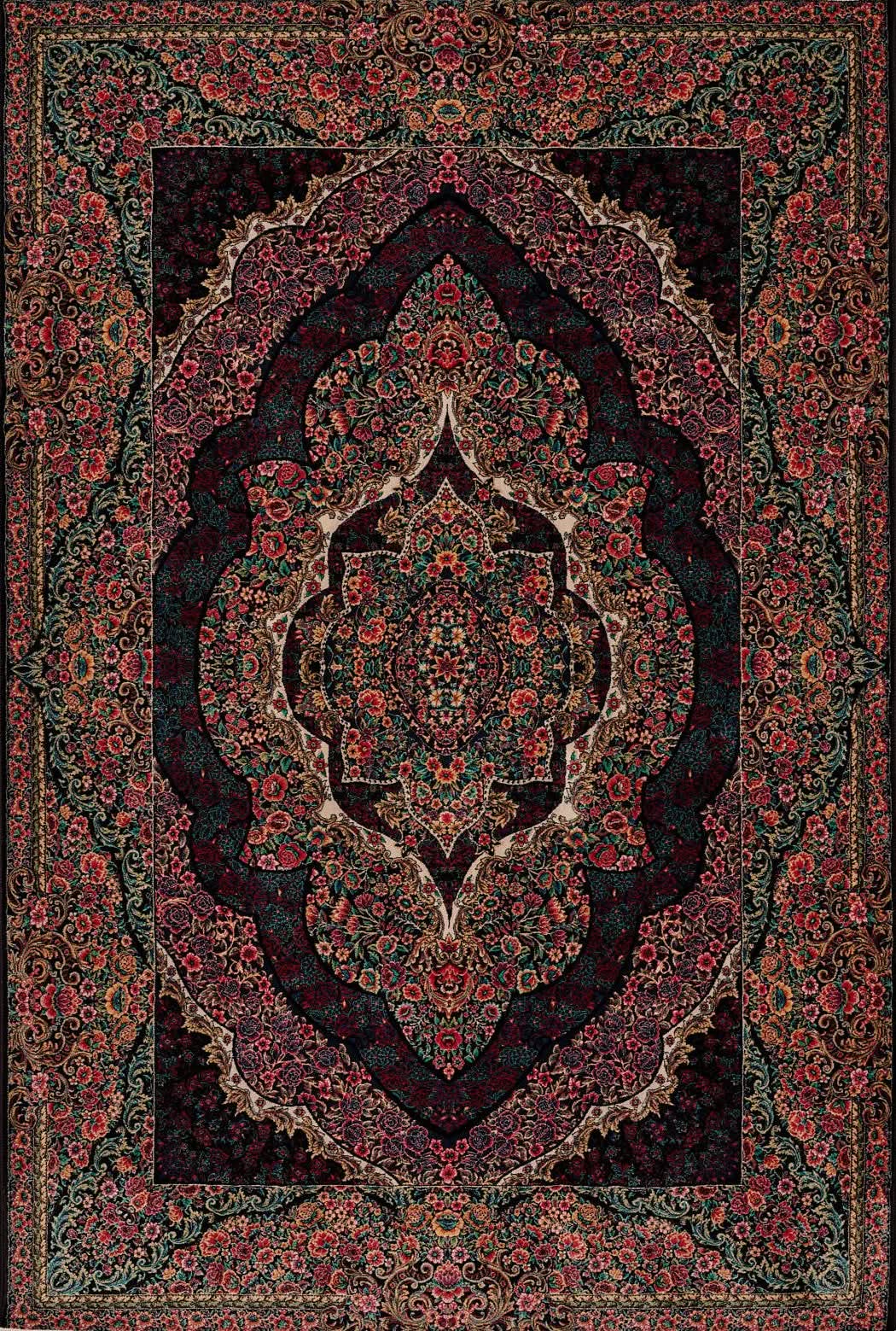 Oriental Area Rug Stain - Resistant Traditional Pattern EL011 - beUNIQ - Created by Product Upload - 100cm x 150cm - Living room rug