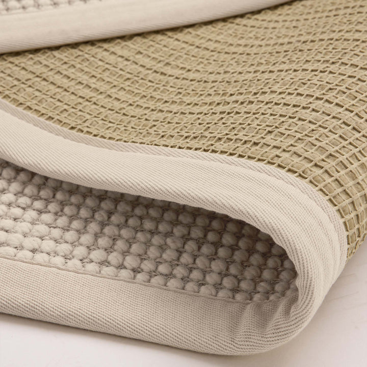 Origins Sisal Boucle Textured Rug With Classic Beige Border - beUNIQ - beige border rug - 67X200 - Created by Product Upload