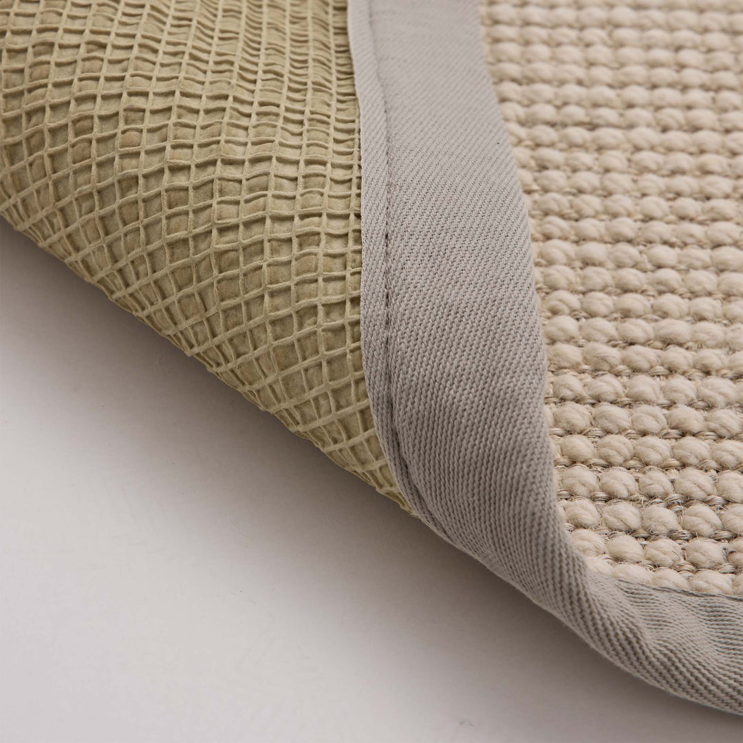 Origins Sisal Boucle Rug Featuring Soft Grey Border - beUNIQ - Boucle Rug - 67X200 - Created by Product Upload