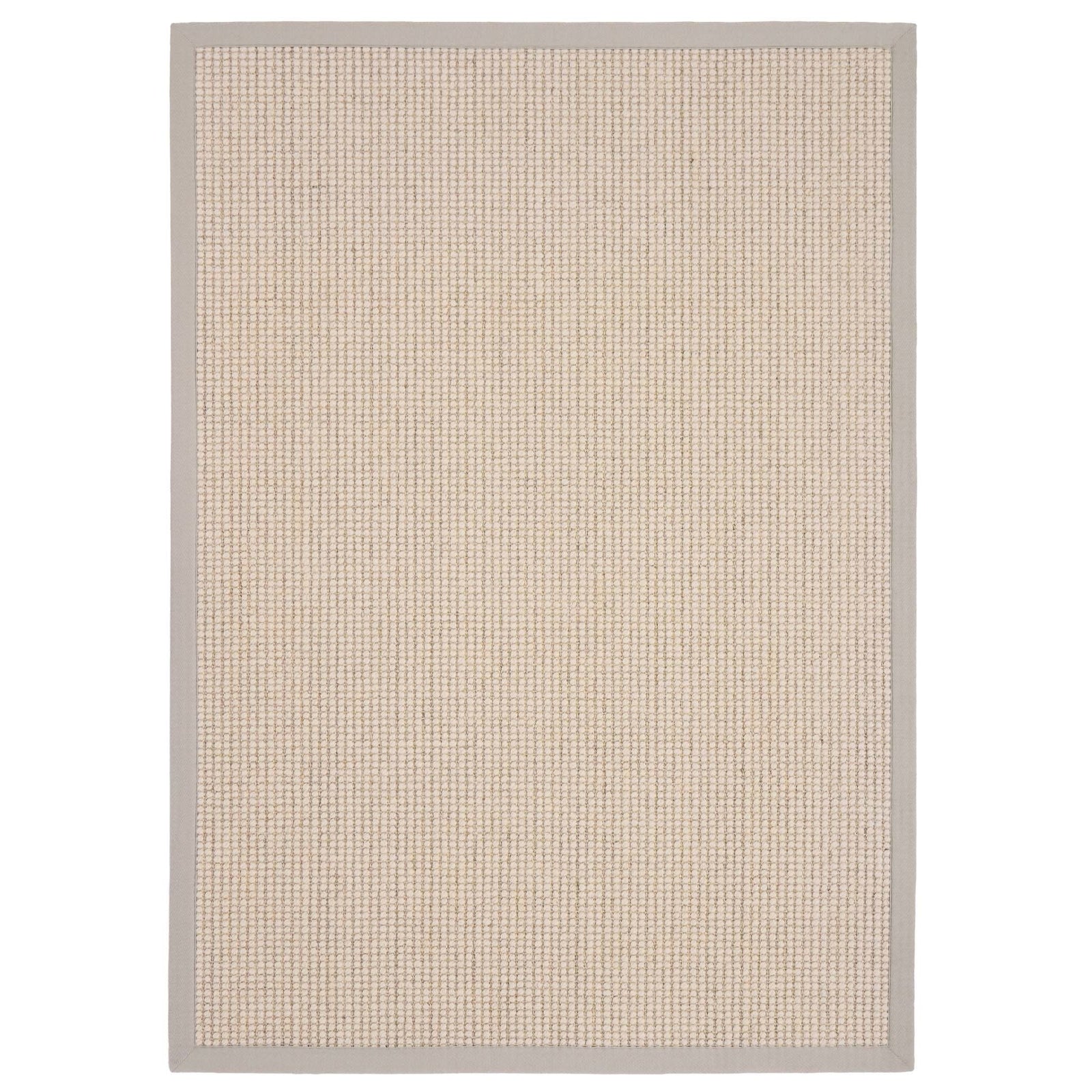 Origins Sisal Boucle Rug Featuring Soft Grey Border - beUNIQ - Boucle Rug - 80x150 - Created by Product Upload