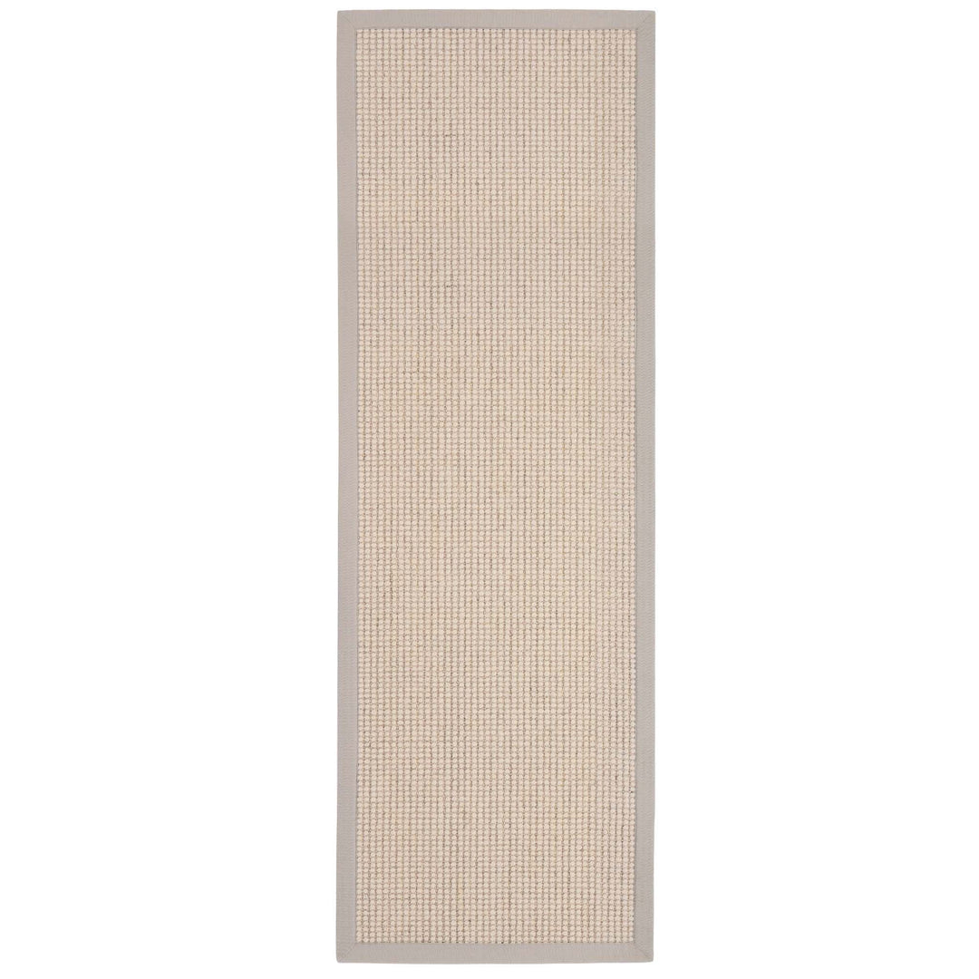 Origins Sisal Boucle Rug Featuring Soft Grey Border - beUNIQ - Boucle Rug - 67X200 - Created by Product Upload