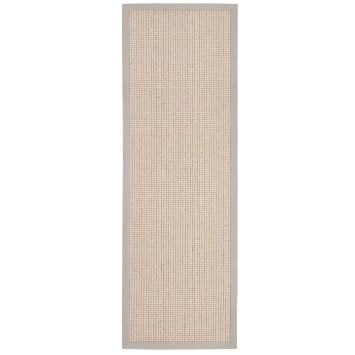 Origins Sisal Boucle Rug Featuring Soft Grey Border - beUNIQ - Boucle Rug - 67X200 - Created by Product Upload