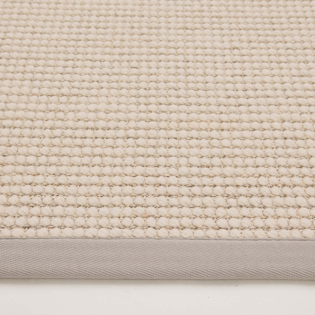 Origins Sisal Boucle Rug Featuring Soft Grey Border - beUNIQ - Boucle Rug - 67X200 - Created by Product Upload