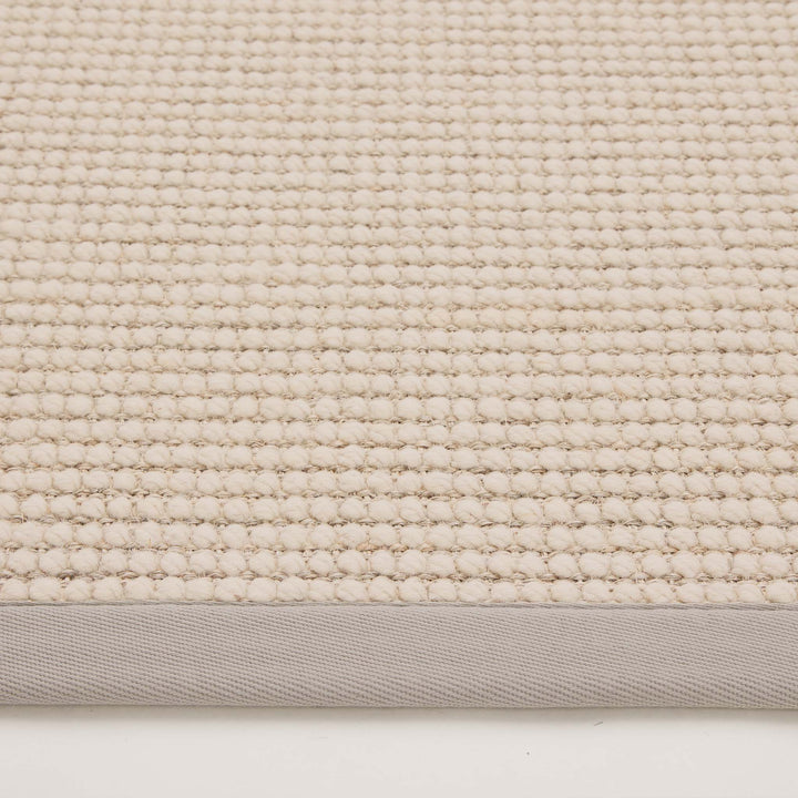 Origins Sisal Boucle Rug Featuring Soft Grey Border - beUNIQ - Boucle Rug - 67X200 - Created by Product Upload