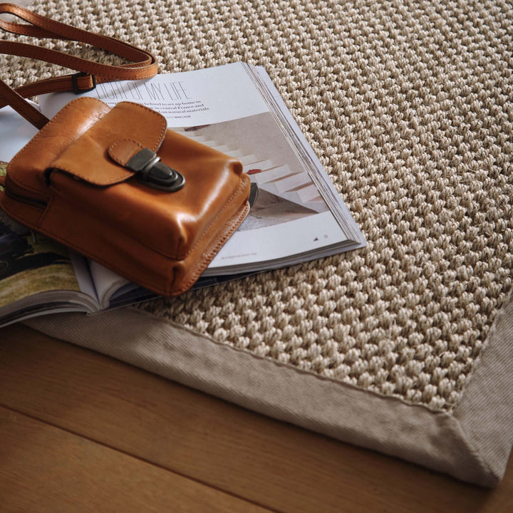 Origins Sisal Light Beige with Sand Border Rug - beUNIQ - beige sisal rug - 200xCIR - Created by Product Upload