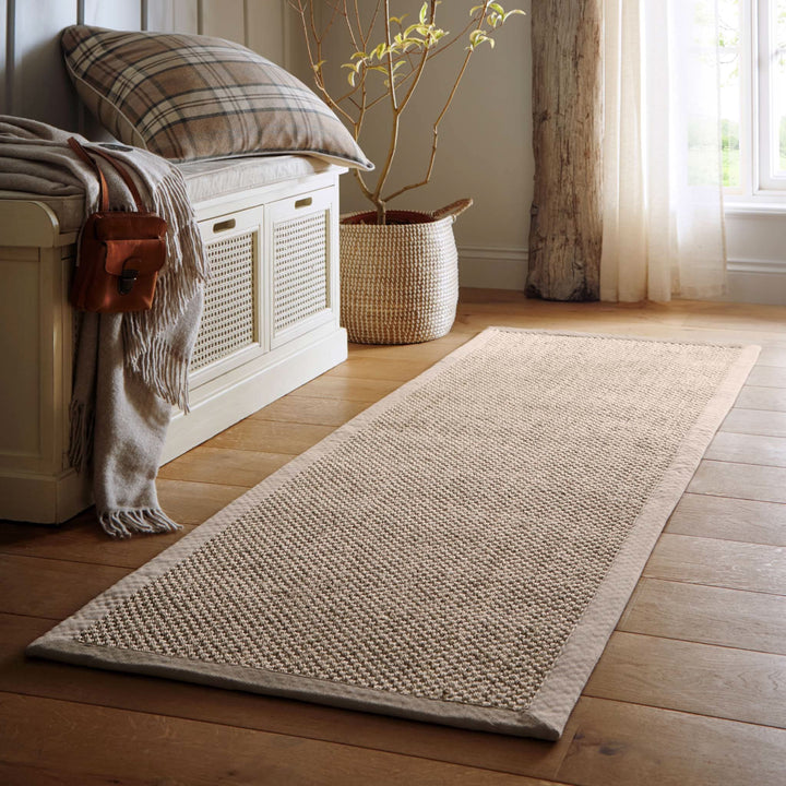 Origins Sisal Light Beige with Sand Border Rug - beUNIQ - beige sisal rug - 067x200 - Created by Product Upload