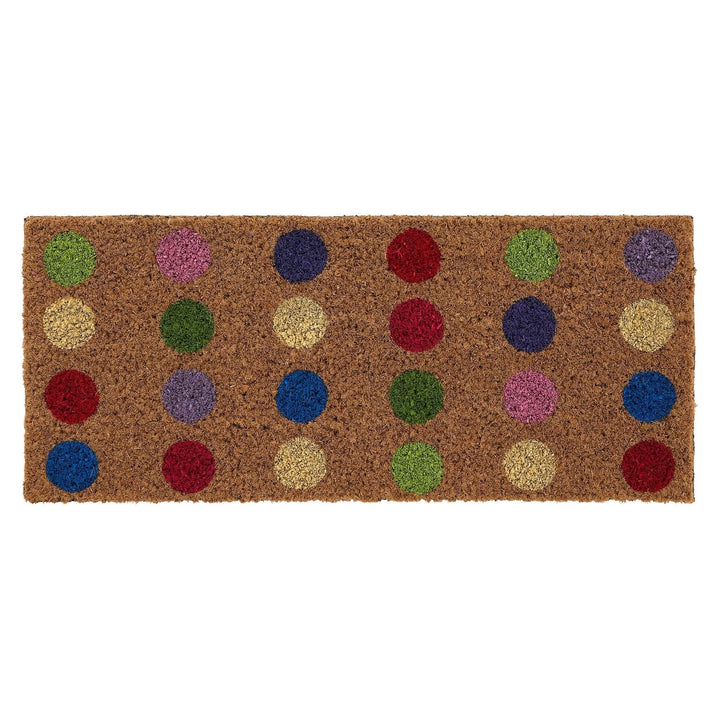 My Mat Coir Insert Doormat Spots Pattern 23x53cm - beUNIQ - coir doormat - Created by Product Upload