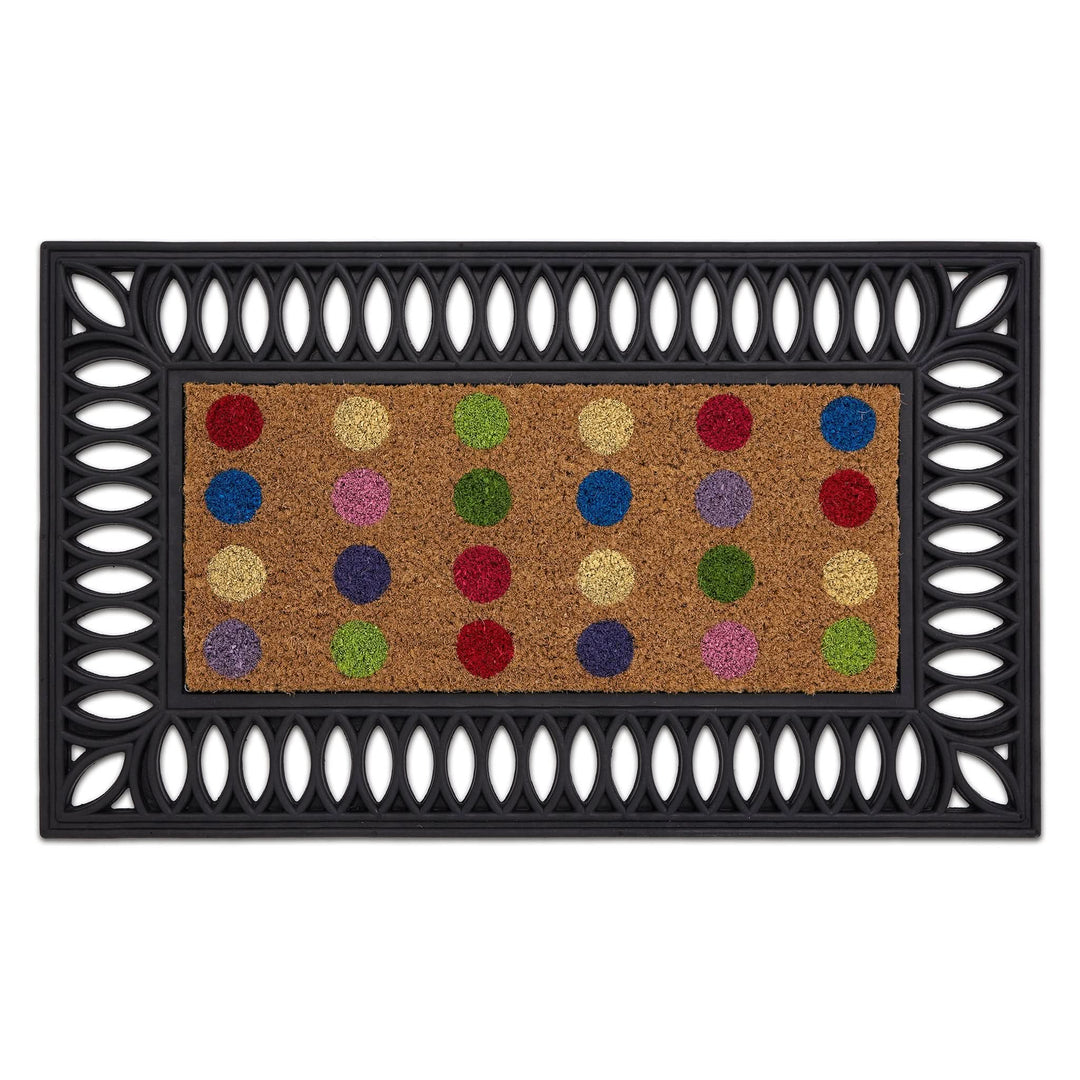 My Mat Coir Insert Doormat Spots Pattern 23x53cm - beUNIQ - coir doormat - Created by Product Upload