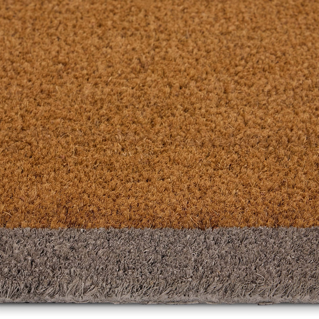 Phoenox Textiles My Mat Natural Printed Coir Doormat Taupe - beUNIQ - coir doormat - 55x125 - Created by Product Upload