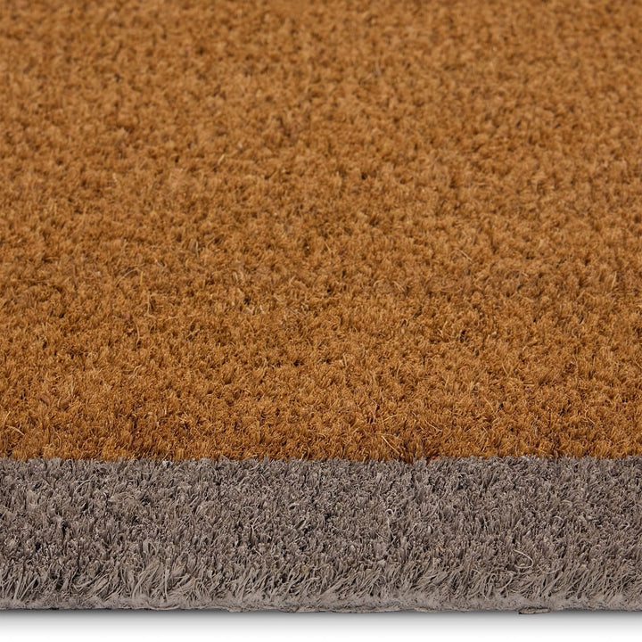 Phoenox Textiles My Mat Natural Printed Coir Doormat Taupe - beUNIQ - coir doormat - 55x125 - Created by Product Upload