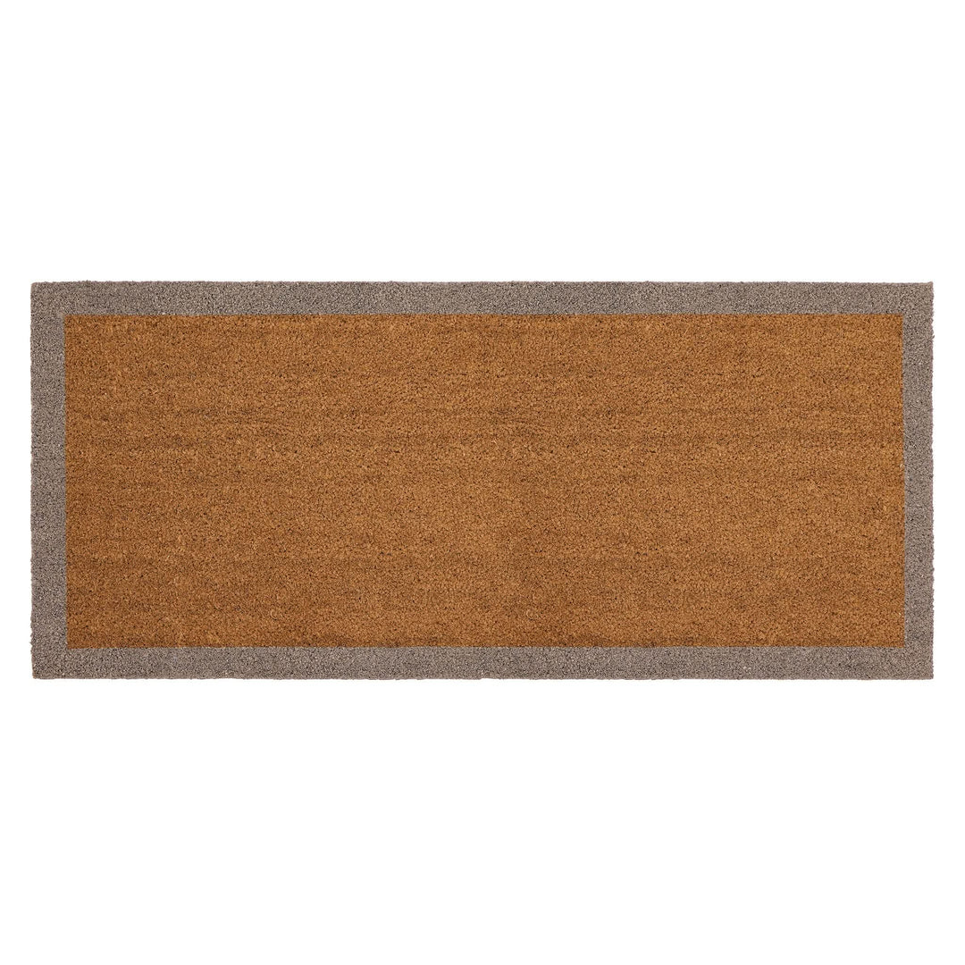 Phoenox Textiles My Mat Natural Printed Coir Doormat Taupe - beUNIQ - coir doormat - 55x125 - Created by Product Upload
