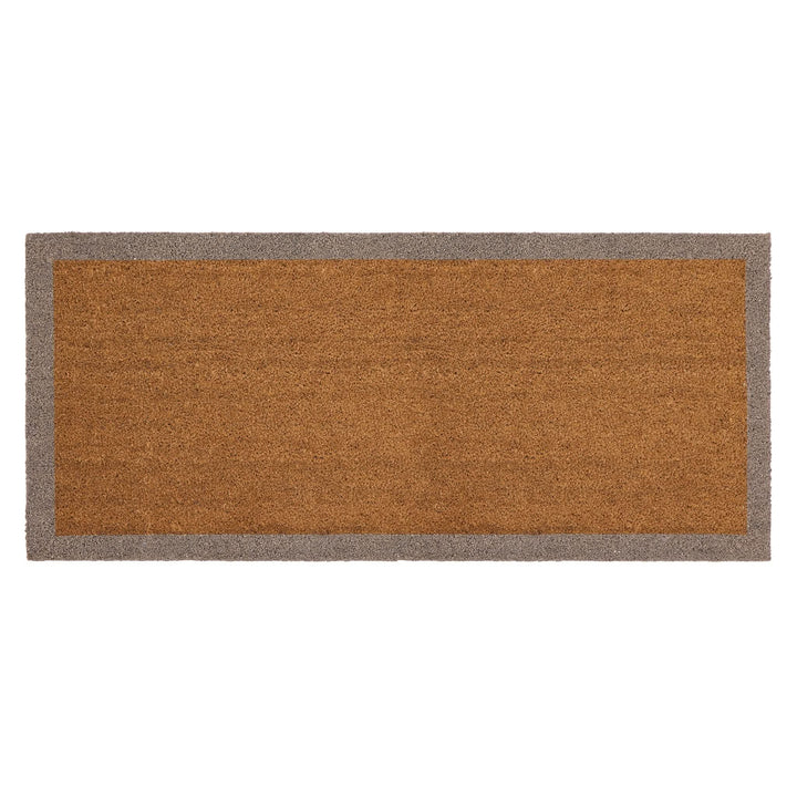 Phoenox Textiles My Mat Natural Printed Coir Doormat Taupe - beUNIQ - coir doormat - 55x125 - Created by Product Upload