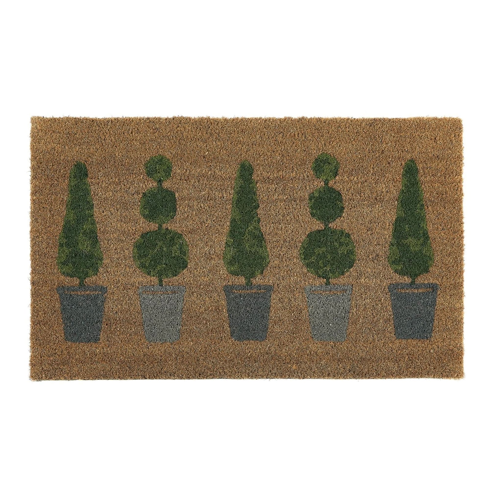 My Mat Coir Topiary Doormat Natural Coconut Fibre 45x75cm - beUNIQ - coir mat - Created by Product Upload