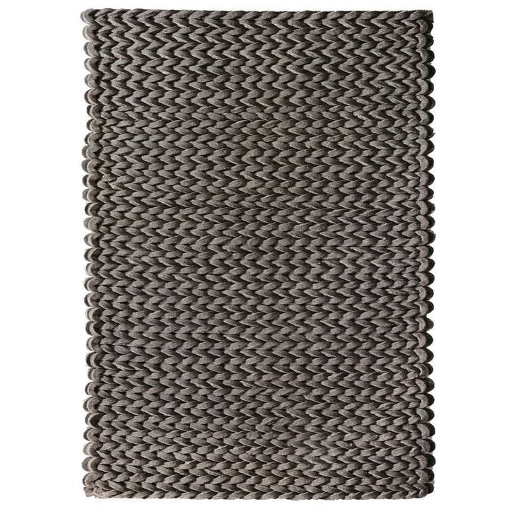Rug Guru Urbane Sepia Grey Plain Textured Wool Area Rug - beUNIQ - 200x300 Wool Rug - Created by Product Upload