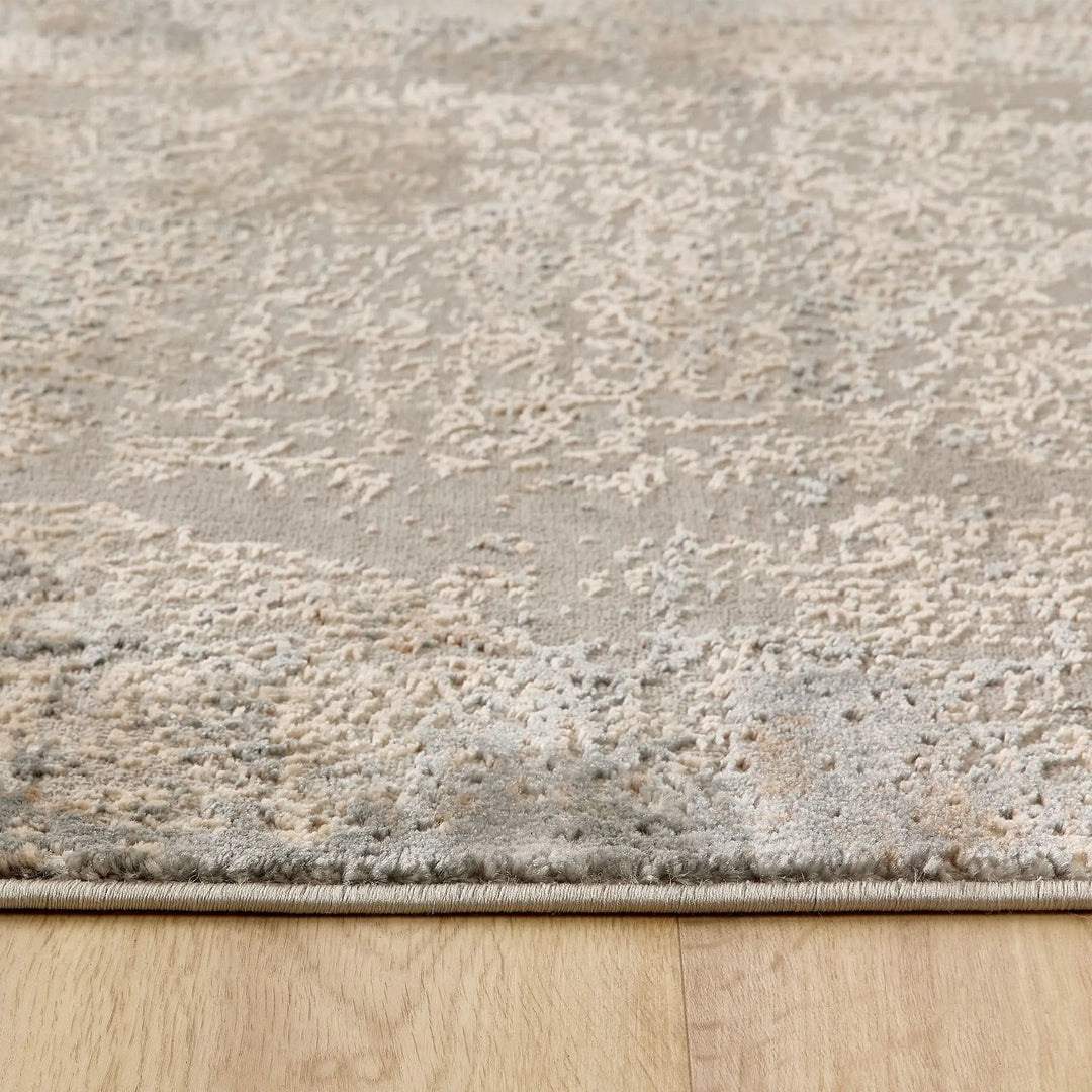 Origins Vintage Medallion Blue Grey Distressed Traditional Fringed Rug - beUNIQ - blue grey rug - 80cm x 150cm - Created by Product Upload