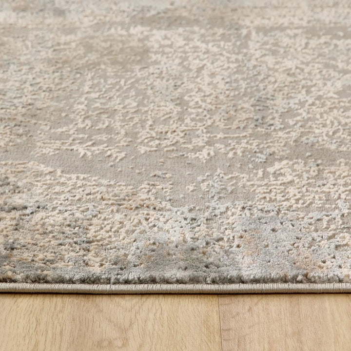 Origins Vintage Medallion Blue Grey Distressed Traditional Fringed Rug - beUNIQ - blue grey rug - 80cm x 150cm - Created by Product Upload