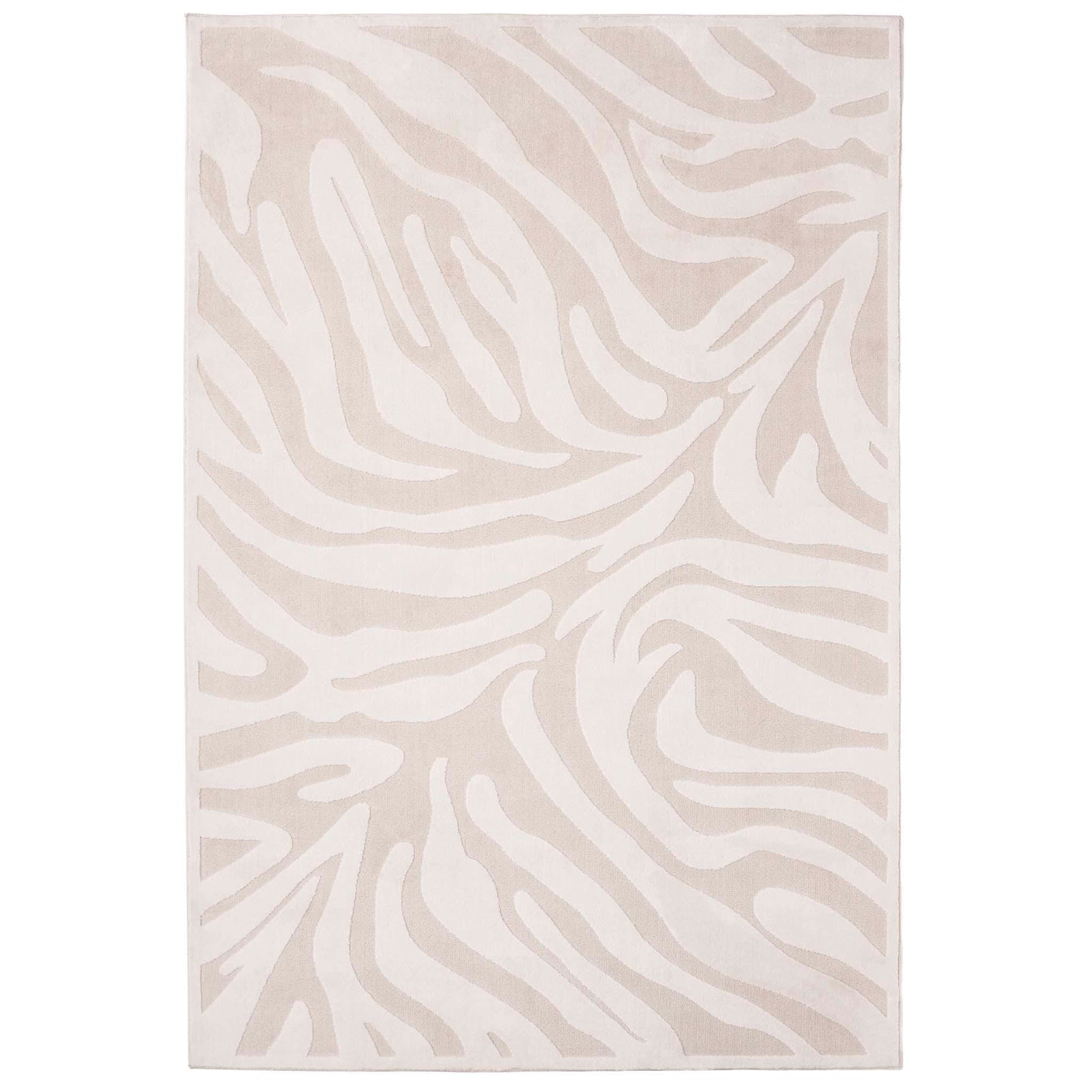 Origins Dune Abstract Pattern Area Rug in Cream - beUNIQ - Cream Abstract Rug - 80x150 - Created by Product Upload