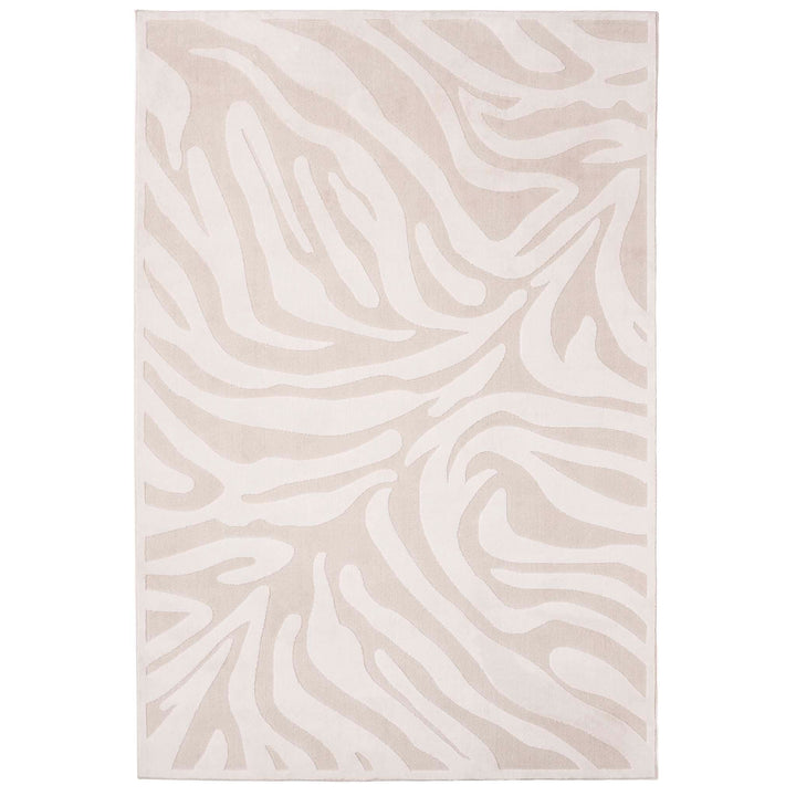 Origins Dune Abstract Pattern Area Rug in Cream - beUNIQ - Cream Abstract Rug - 80x150 - Created by Product Upload