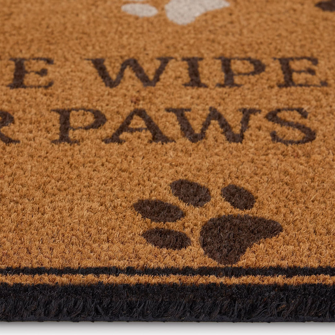 My Mat Wipe Your Paws Printed Coir Doormat 45x75cm - beUNIQ - coir doormat - Created by Product Upload