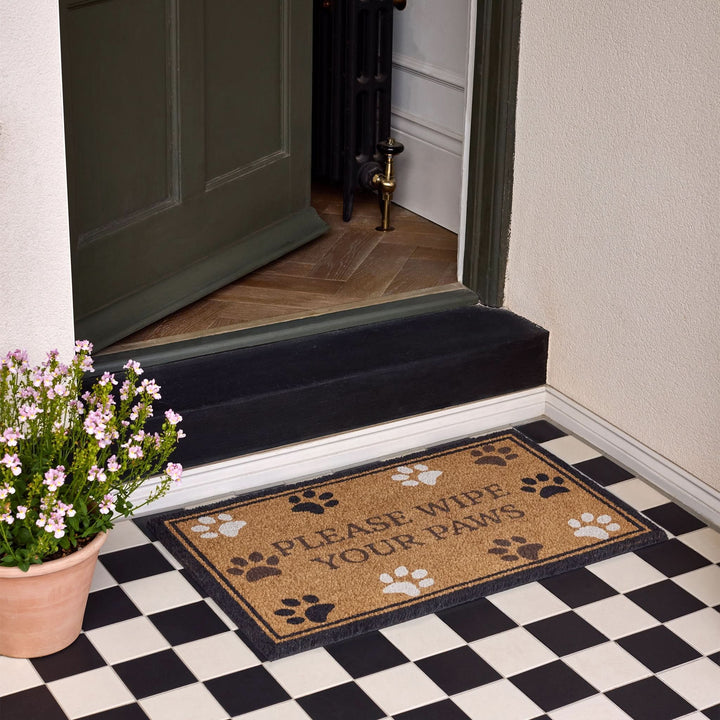 My Mat Wipe Your Paws Printed Coir Doormat 45x75cm - beUNIQ - coir doormat - Created by Product Upload