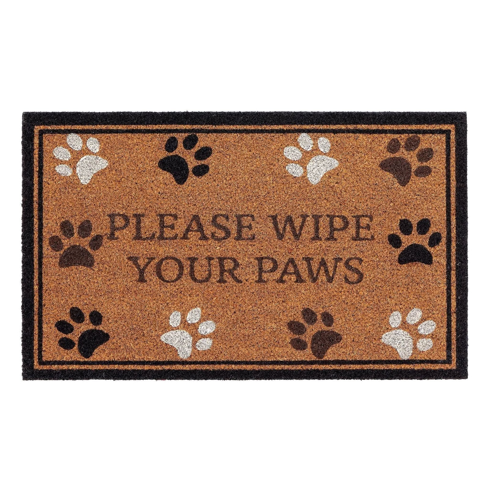 My Mat Wipe Your Paws Printed Coir Doormat 45x75cm - beUNIQ - coir doormat - Created by Product Upload